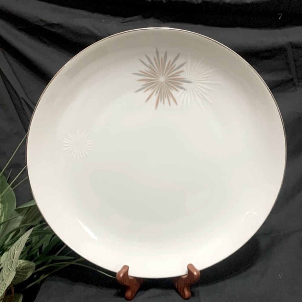 Mikasa Atomic Starburst fine china SKYLARK 12” chop plate